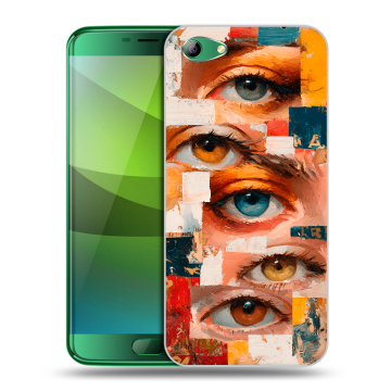 Силиконовый чехол на Elephone S7 с принтом Модный принт