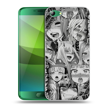 Силиконовый чехол на Elephone S7 с принтом Ahegao Ахегао Аниме