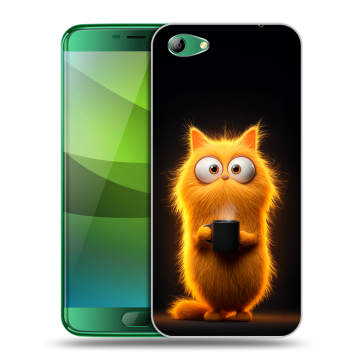Силиконовый чехол на Elephone S7 с принтом Смешной кот