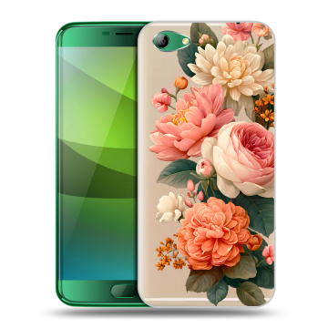 Силиконовый чехол на Elephone S7 с принтом цветы