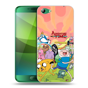 Силиконовый чехол на Elephone S7 с принтом Adventure time Время приключений