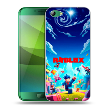 Силиконовый чехол на Elephone S7 с принтом Roblox Роблокс