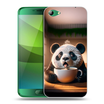 Силиконовый чехол на Elephone S7 с принтом смешная панда Силиконовый чехол на Elephone S7 с принтом смешная панда