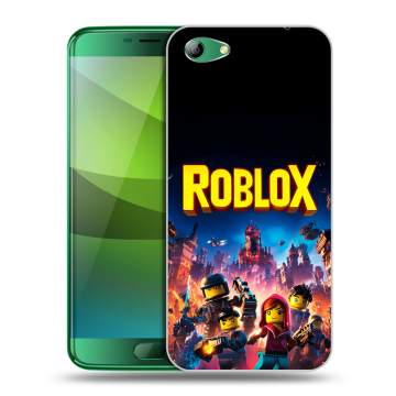 Силиконовый чехол на Elephone S7 с принтом Roblox Роблокс