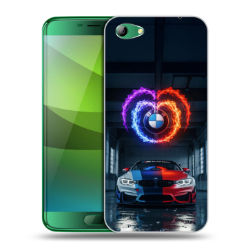 Силиконовый чехол на Elephone S7 с принтом BMW БМВ