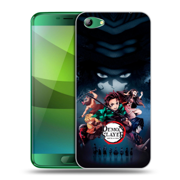 Силиконовый чехол на Elephone S7 с принтом Demon Slayer Клинок рассекающий демонов