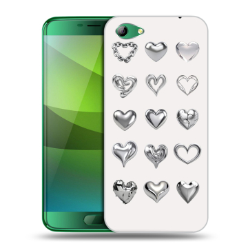 Силиконовый чехол на Elephone S7 с принтом Y2K сердечки Силиконовый чехол на Elephone S7 с принтом Y2K сердечки