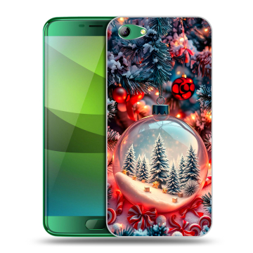 Силиконовый чехол на Elephone S7 с принтом Новый год