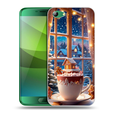 Силиконовый чехол на Elephone S7 с принтом Новый год