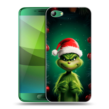 Силиконовый чехол на Elephone S7 с принтом Гринч Новый год Рождество