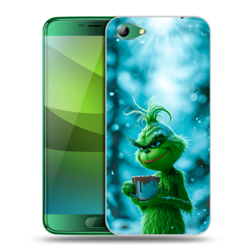 Силиконовый чехол на Elephone S7 с принтом Новый год гринч