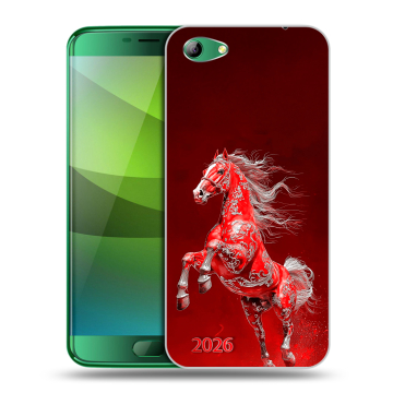 Силиконовый чехол на Elephone S7 с принтом Новый год