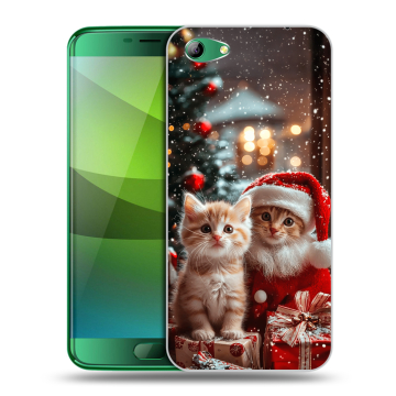 Силиконовый чехол на Elephone S7 с принтом Новый год