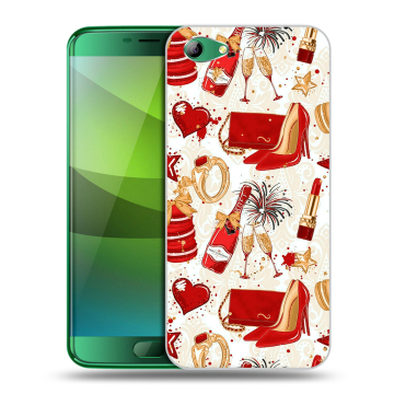 Силиконовый чехол на Elephone S7 с принтом Новый год