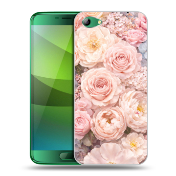 Силиконовый чехол на Elephone S7 с принтом женский