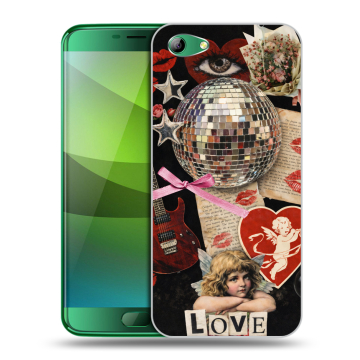 Силиконовый чехол на Elephone S7 с принтом для девочек