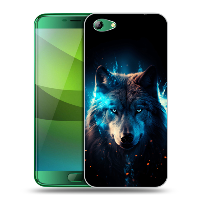 Силиконовый чехол на Elephone S7 с принтом Волк ночной Силиконовый чехол на Elephone S7 с принтом Волк ночной