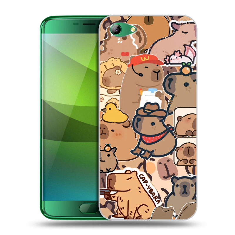Силиконовый чехол на Elephone S7 с принтом капибара Силиконовый чехол на Elephone S7 с принтом капибара