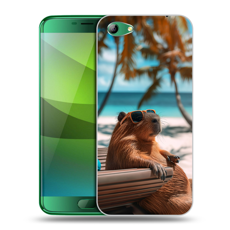 Силиконовый чехол на Elephone S7 с принтом Капибара Силиконовый чехол на Elephone S7 с принтом Капибара