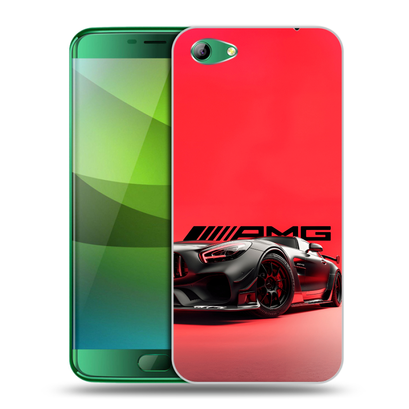Силиконовый чехол на Elephone S7 с принтом Мерседес Mercedes AMG Силиконовый чехол на Elephone S7 с принтом Мерседес Mercedes AMG