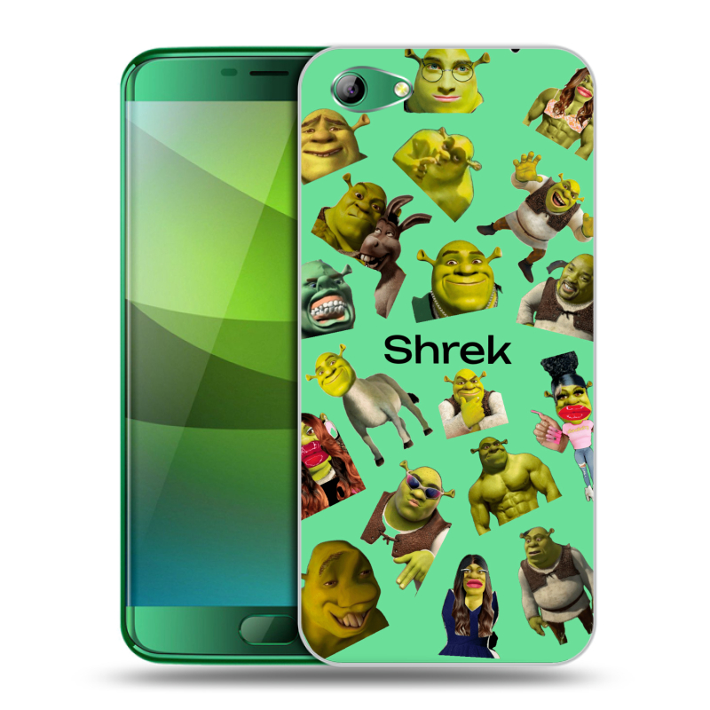 Силиконовый чехол на Elephone S7 с принтом Шрек Shrek Силиконовый чехол на Elephone S7 с принтом Шрек Shrek