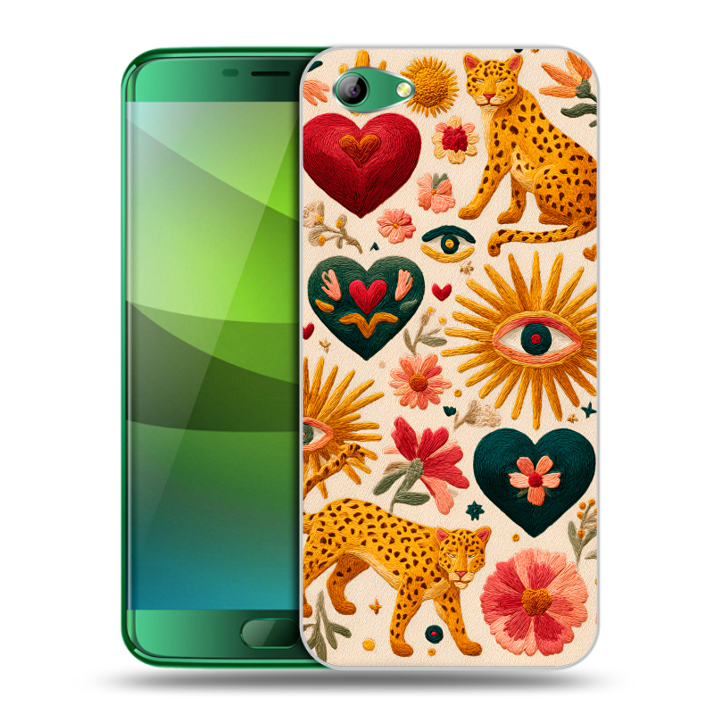 Силиконовый чехол на Elephone S7 с принтом Модный принт Силиконовый чехол на Elephone S7 с принтом Модный принт