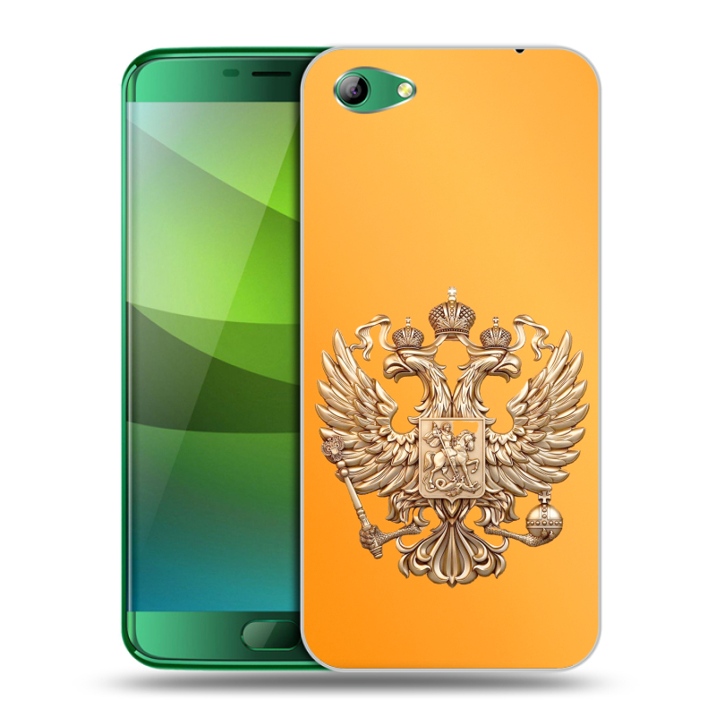 Силиконовый чехол на Elephone S7 с принтом Герб Флаг России Силиконовый чехол на Elephone S7 с принтом Герб Флаг России