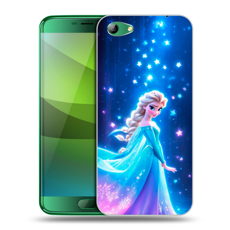 Силиконовый чехол на Elephone S7 с принтом Холодное сердце Frozen Силиконовый чехол на Elephone S7 с принтом Холодное сердце Frozen