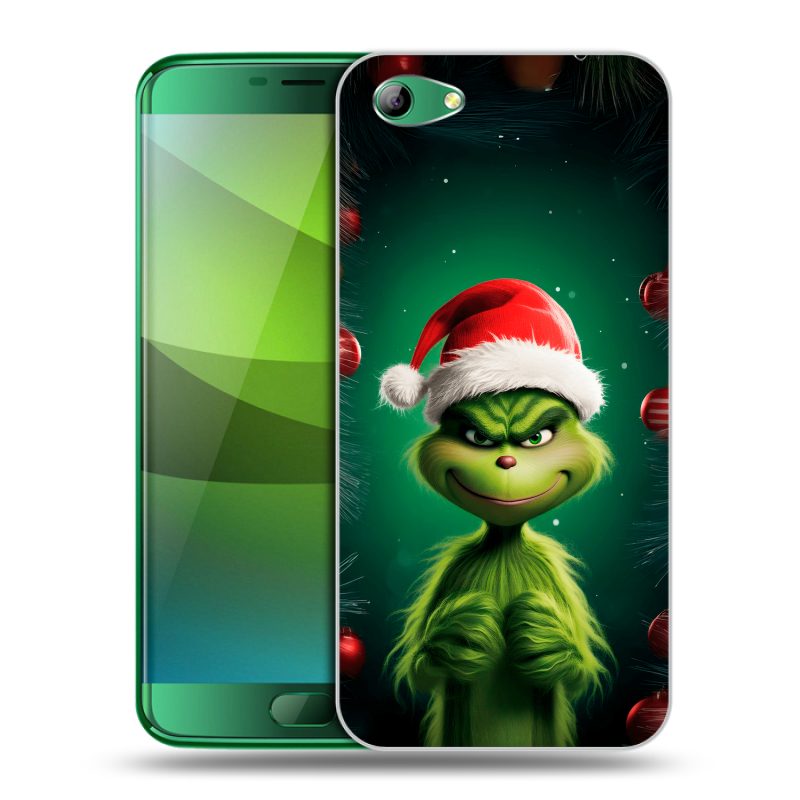 Силиконовый чехол на Elephone S7 с принтом Гринч Новый год Рождество Силиконовый чехол на Elephone S7 с принтом Гринч Новый год Рождество