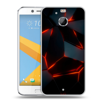 Пластиковый чехол на HTC 10 evo с принтом Яркие абстракции