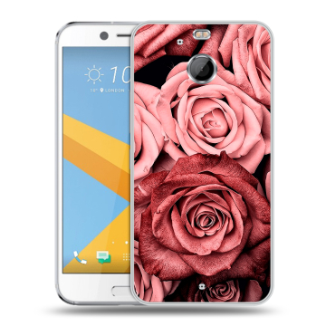 Пластиковый чехол на HTC 10 evo с принтом Цветы розы