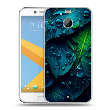 Пластиковый чехол на HTC 10 evo с принтом Листья