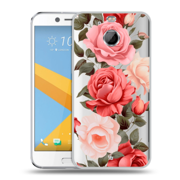 Пластиковый чехол на HTC 10 evo с принтом Розы Пластиковый чехол на HTC 10 evo с принтом Розы