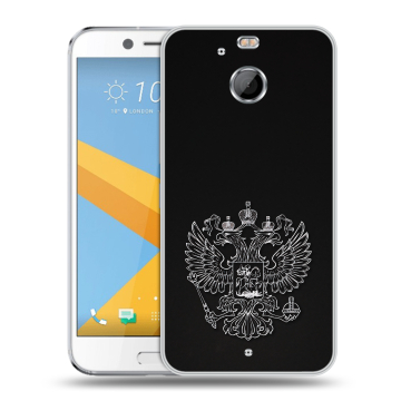 Пластиковый чехол на HTC 10 evo с принтом Герб России