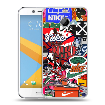 Пластиковый чехол на HTC 10 evo с принтом Найк Nike яркий Пластиковый чехол на HTC 10 evo с принтом Найк Nike яркий