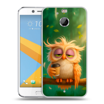 Пластиковый чехол на HTC 10 evo с принтом сова Пластиковый чехол на HTC 10 evo с принтом сова