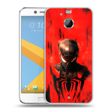 Пластиковый чехол на HTC 10 evo с принтом человек паук spiderman Пластиковый чехол на HTC 10 evo с принтом человек паук spiderman