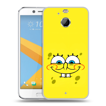 Пластиковый чехол на HTC 10 evo с принтом спанчбоб спанч боб
