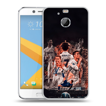 Пластиковый чехол на HTC 10 evo с принтом Реал Роналдо Real Ronaldo