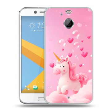 Пластиковый чехол на HTC 10 evo с принтом Единорог Пластиковый чехол на HTC 10 evo с принтом Единорог