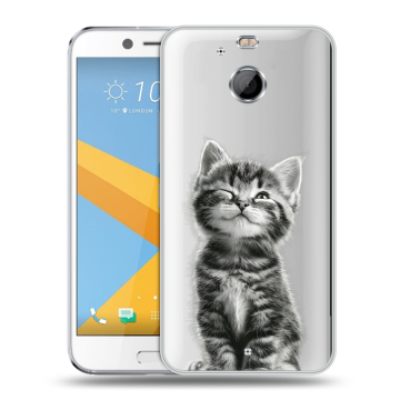 Пластиковый чехол на HTC 10 evo с принтом Котенок Пластиковый чехол на HTC 10 evo с принтом Котенок