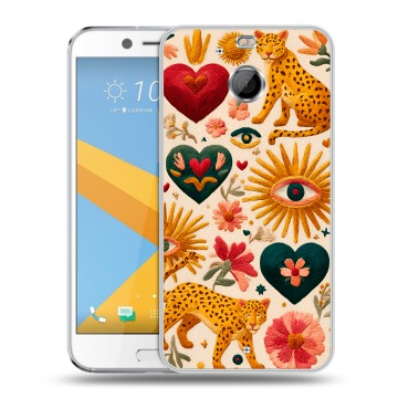 Пластиковый чехол на HTC 10 evo с принтом Модный принт
