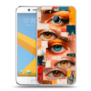 Пластиковый чехол на HTC 10 evo с принтом Модный принт