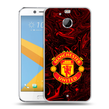 Пластиковый чехол на HTC 10 evo с принтом Manchester United