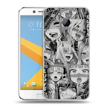 Пластиковый чехол на HTC 10 evo с принтом Ahegao Ахегао Аниме