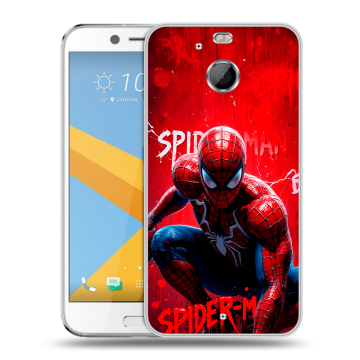Пластиковый чехол на HTC 10 evo с принтом Spiderman Человек паук Пластиковый чехол на HTC 10 evo с принтом Spiderman Человек паук