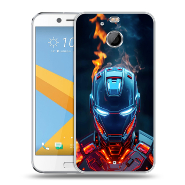 Пластиковый чехол на HTC 10 evo с принтом IronMan Железный человек