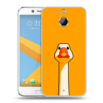 Пластиковый чехол на HTC 10 evo с принтом Смешная утка