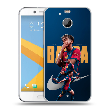 Пластиковый чехол на HTC 10 evo с принтом Барселона Barca Yamal Пластиковый чехол на HTC 10 evo с принтом Барселона Barca Yamal