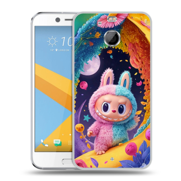 Пластиковый чехол на HTC 10 evo с принтом Labubu Лабубу